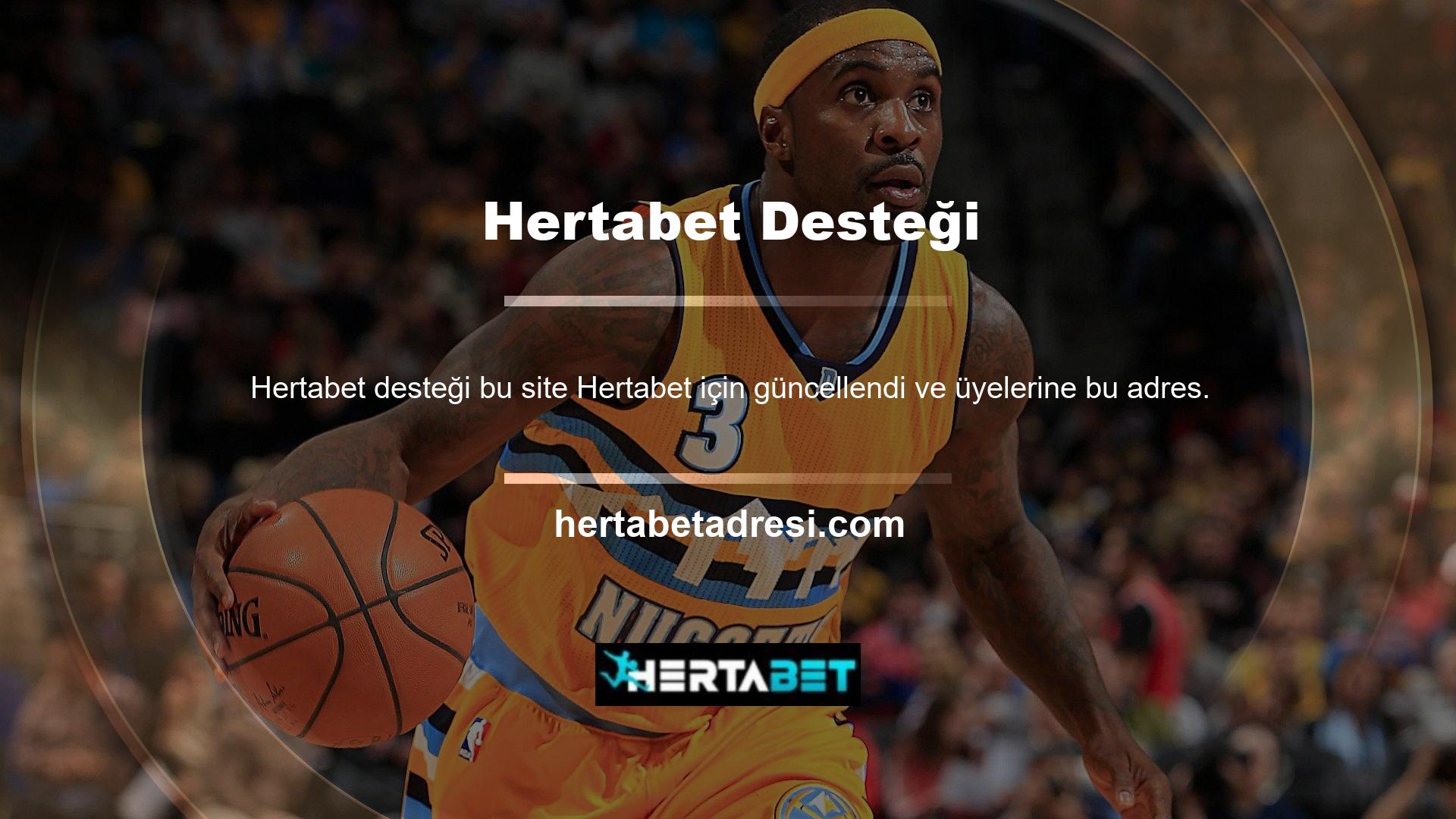 Hertabet web sitesi ve casino